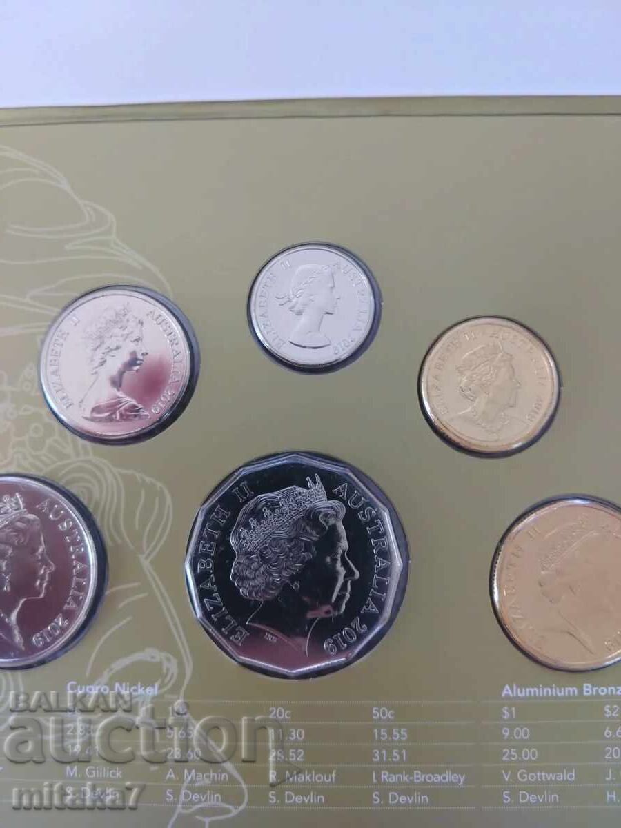 Auction  Set of coins 2019, Australia