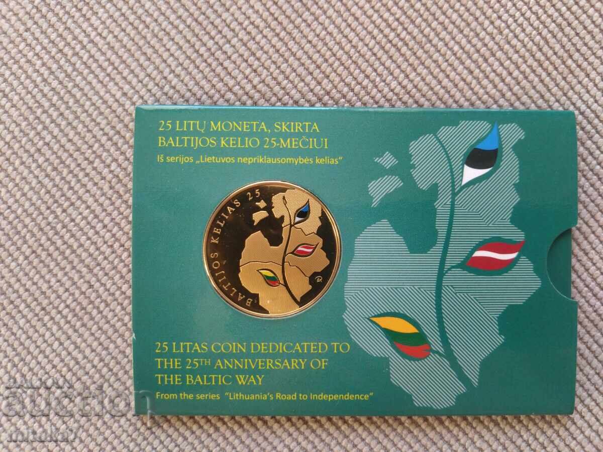 25 litas 2014, Lithuania with price € 8.60 | 16.82 BGN 25 litas 2014, Lithuania with price € 8.60 | 16.82 BGN