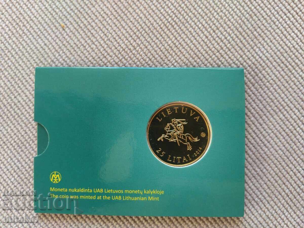 Delivery of 25 litas 2014, Lithuania Delivery of 25 litas 2014, Lithuania