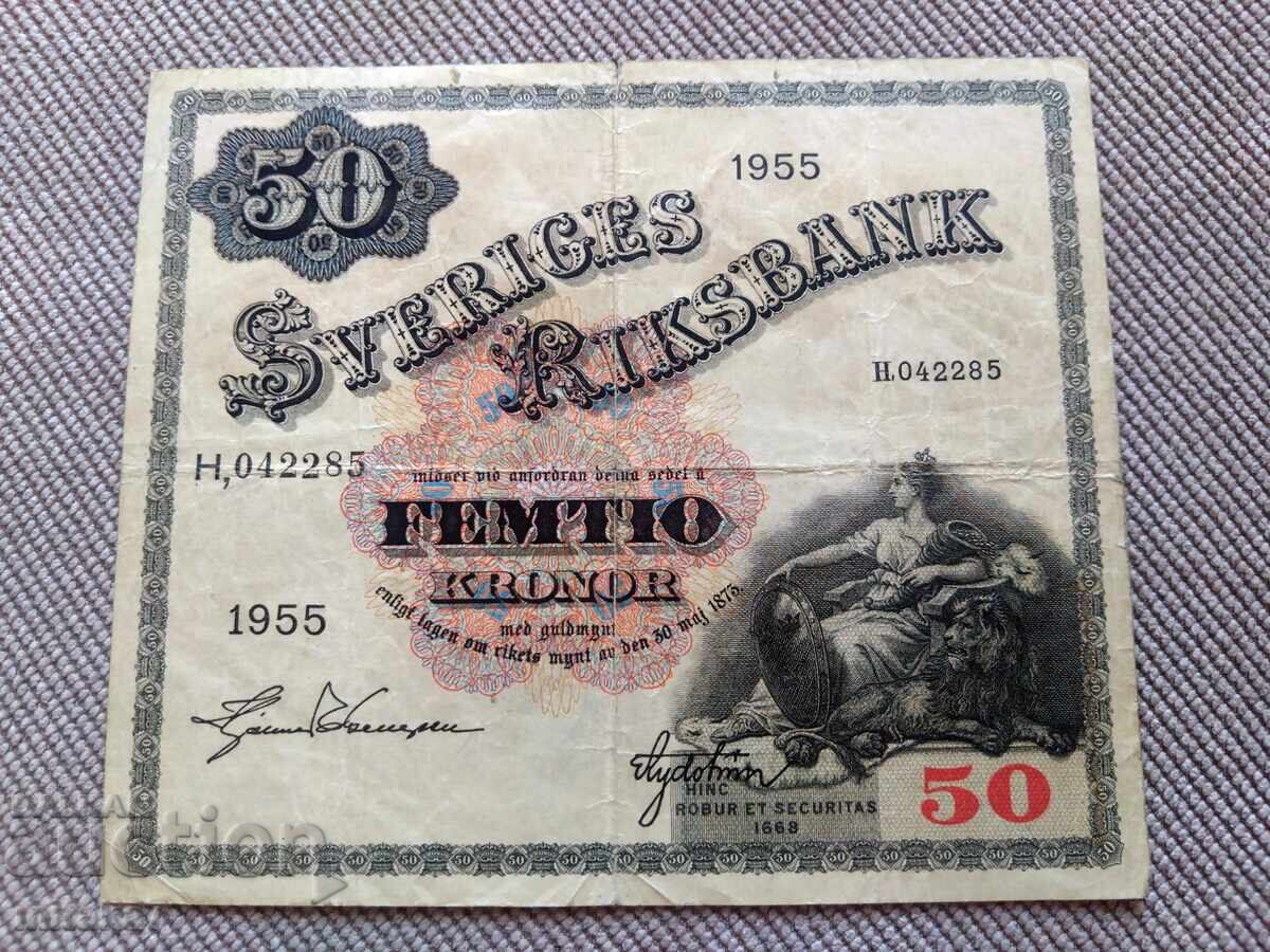 50 kronor 1955, Sweden
