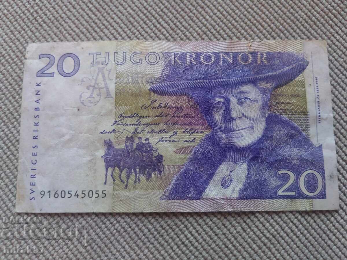 20 kronor 2001, Sweden