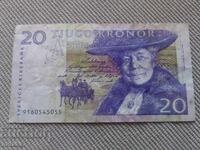 20 kronor 2001, Sweden