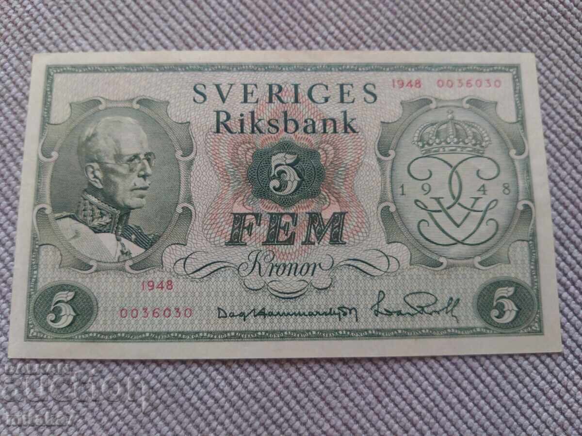 5 kronor 1948, Sweden, commemorative