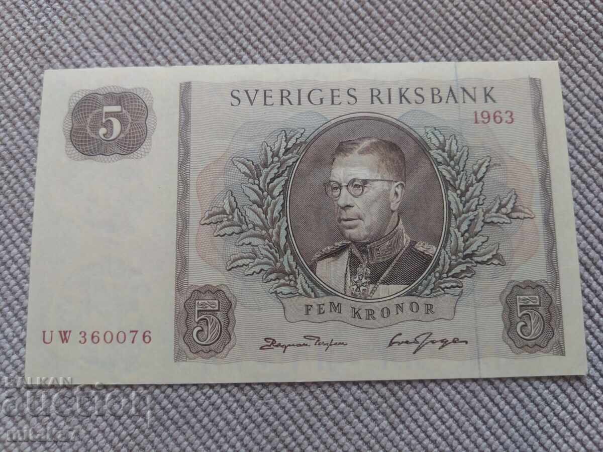 5 kronor 1963, Sweden