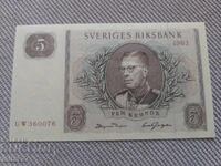 5 kronor 1963, Sweden