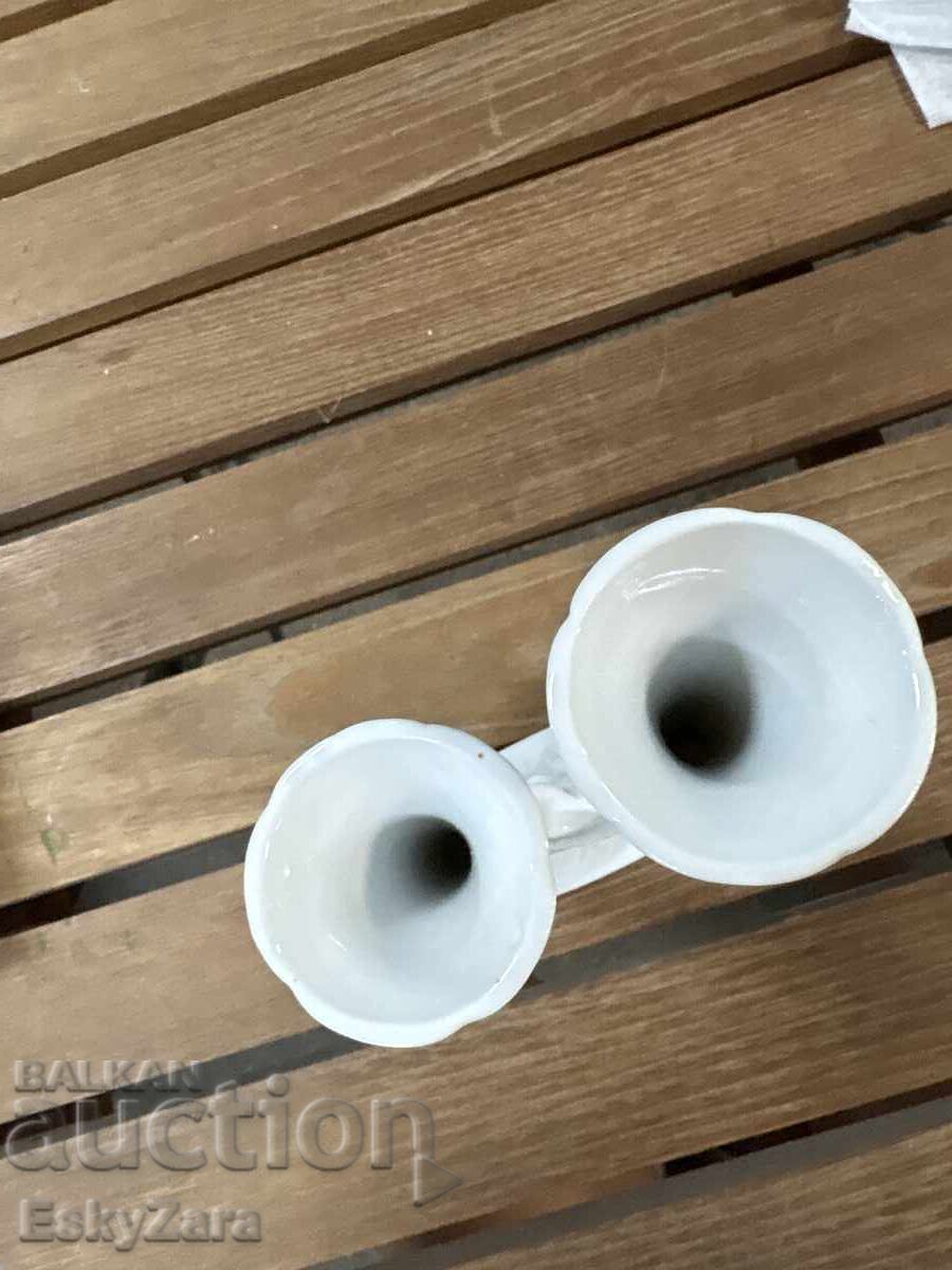 Licitație Vază dublă din porțelan Licitație Vază dublă din porțelan