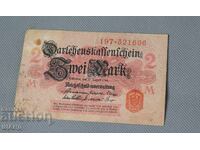 1914 Germany 2 Mark banknote