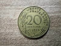 France - 20 centimes (1963)