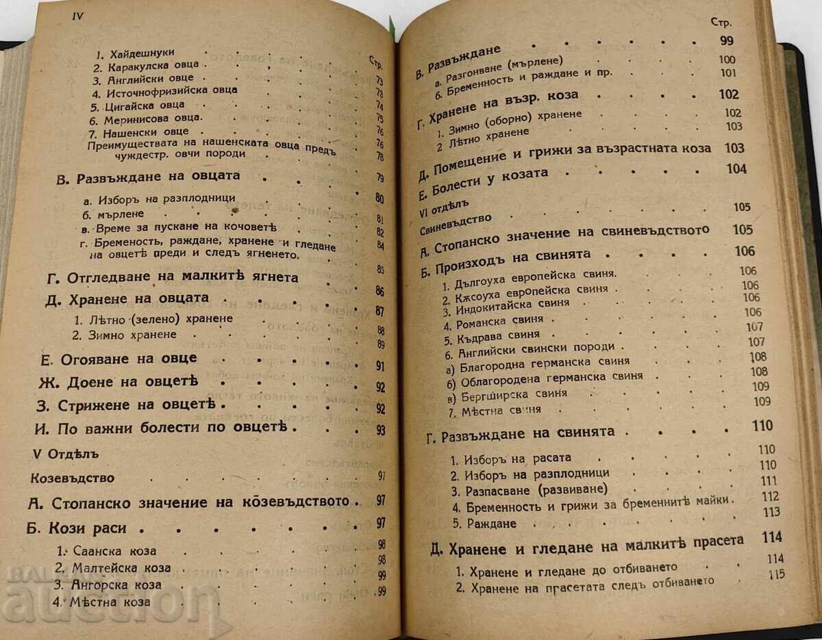 КОНВОЛЮТ 1911 УЧЕБНИК ЗЕМЛЕДЕЛЧЕСКО СТОПАНСТВО / СКОТОВЪДСТВ - 6