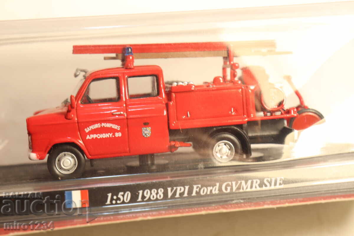 1/50 FORD ПОЖАРНА КАМИОН КОЛИЧКА МОДЕЛ - 7 1/50 FORD ПОЖАРНА КАМИОН КОЛИЧКА МОДЕЛ - 7