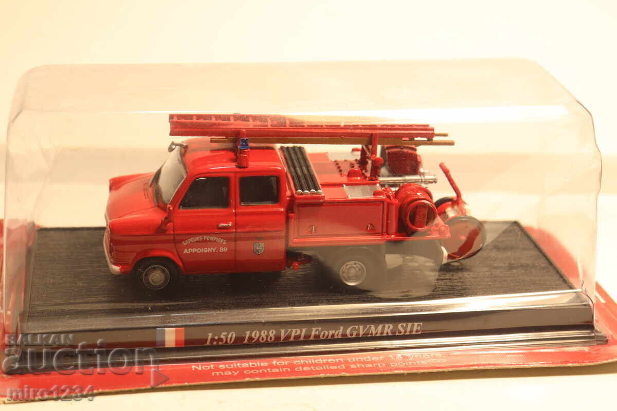 1/50 FORD ПОЖАРНА КАМИОН КОЛИЧКА МОДЕЛ 1/50 FORD ПОЖАРНА КАМИОН КОЛИЧКА МОДЕЛ