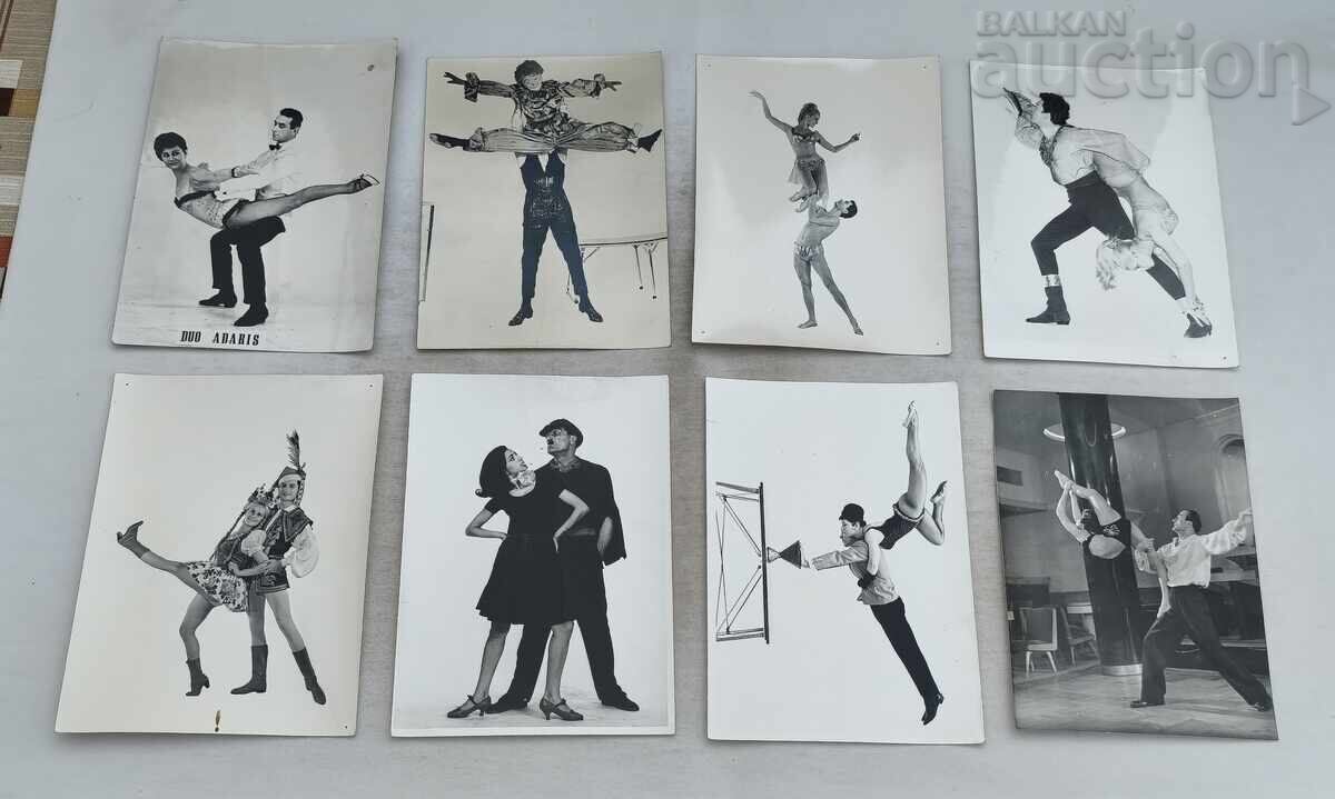 VARIETY SHOW PHOTOS LOT OF 8 PIECES