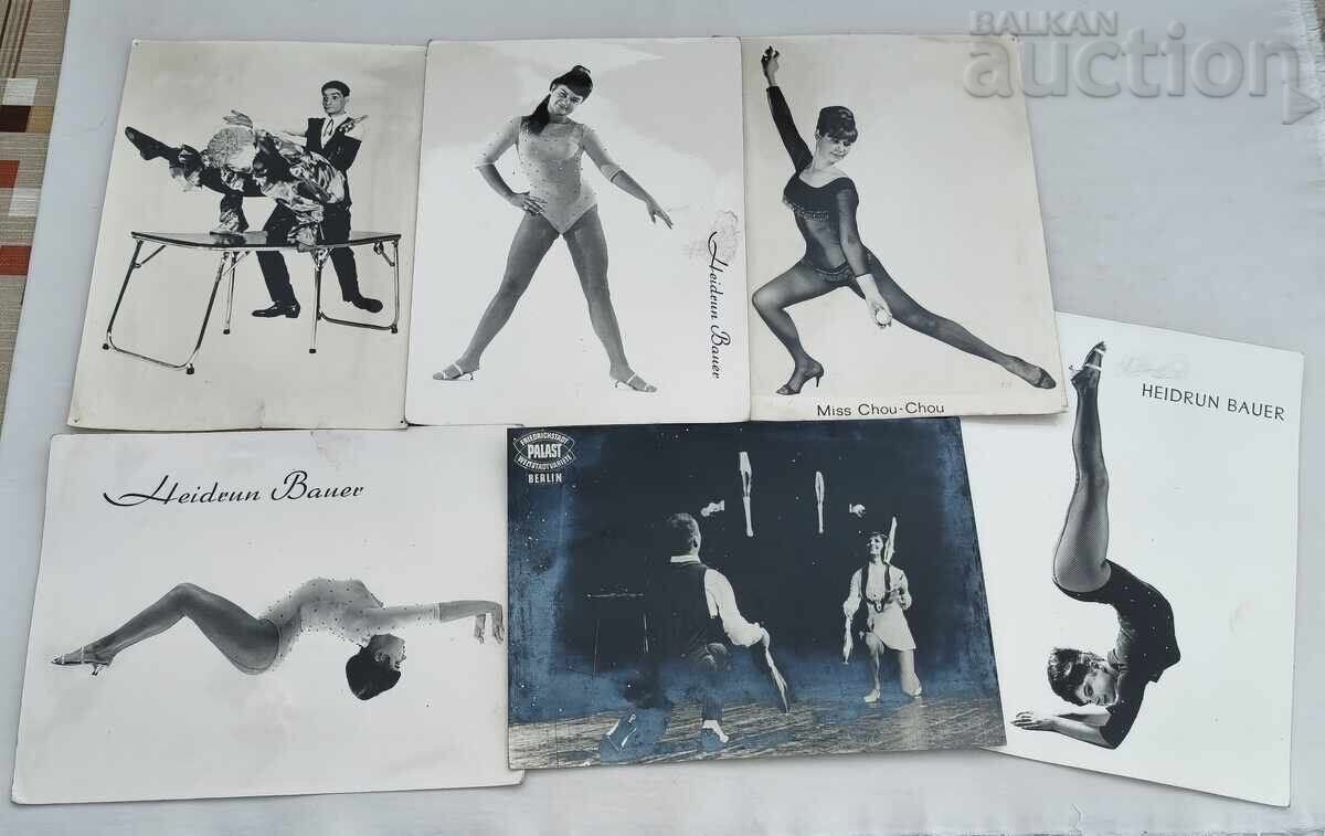 VARIETY SHOW GDR PHOTOS LOT OF 6 PIECES
