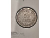 50 bani 1876 România Argint