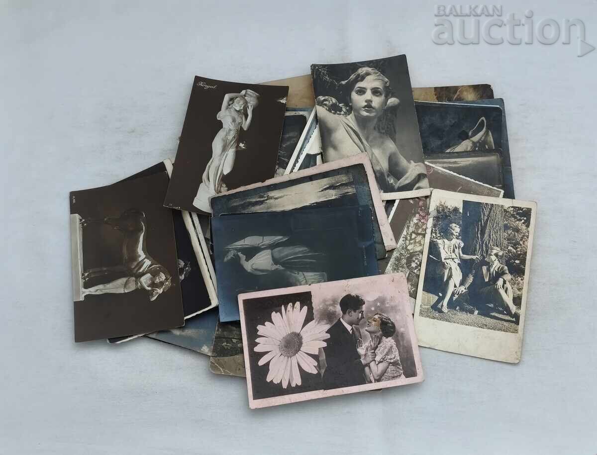 OLD POSTCARDS LOT 70 PIECES with price € 10.00 | 19.56 BGN