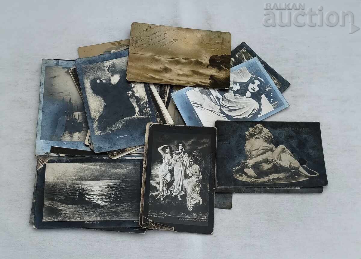 OLD POSTCARDS LOT 70 PIECES - 5