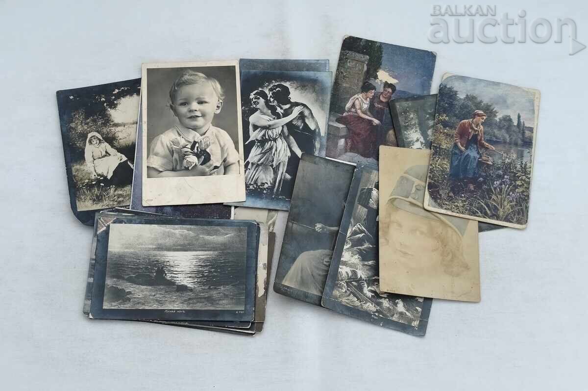 OLD POSTCARDS LOT 70 PIECES - 6