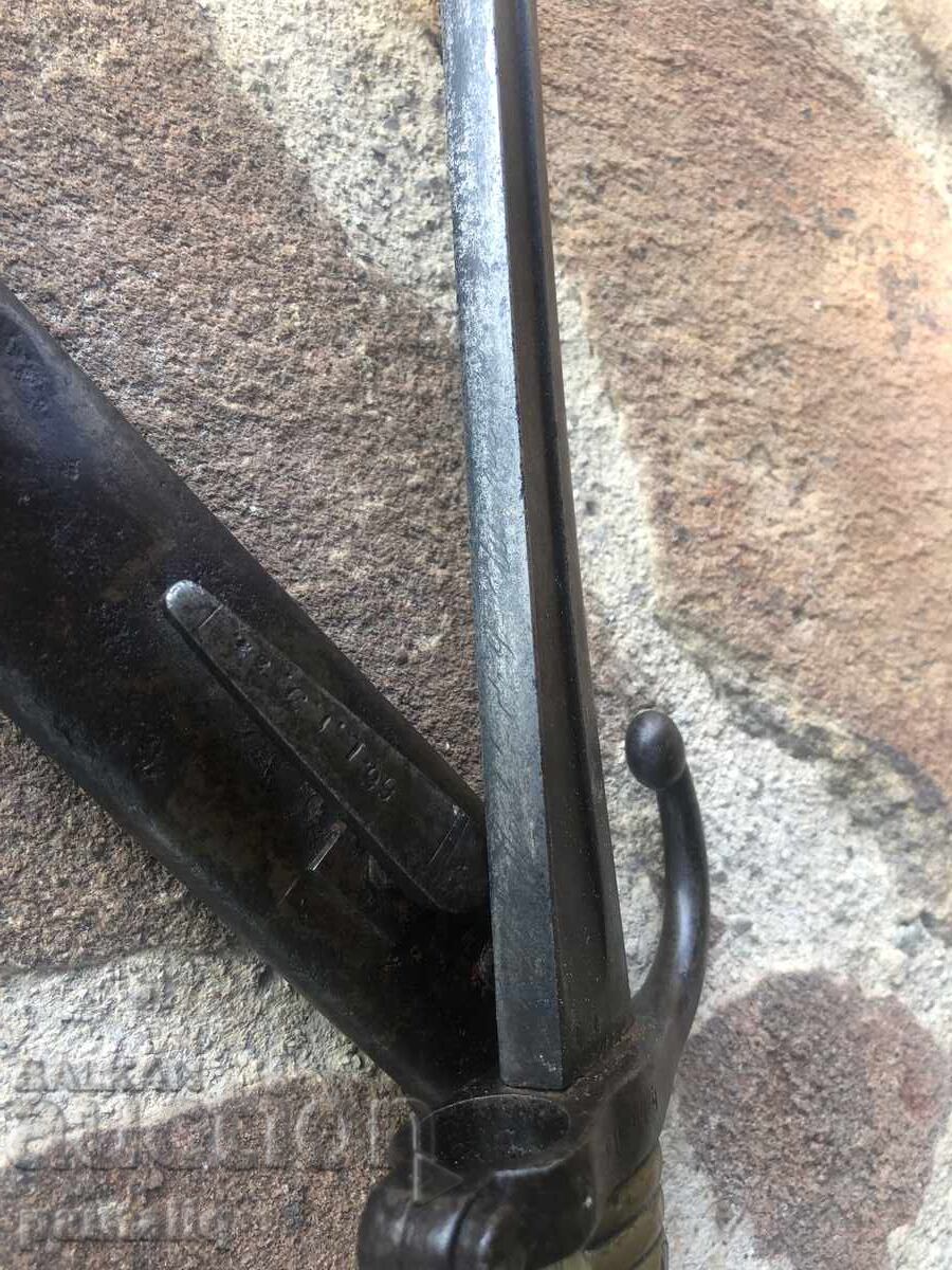 Baionetă Chassepot cu teacă - 5 Baionetă Chassepot cu teacă - 5