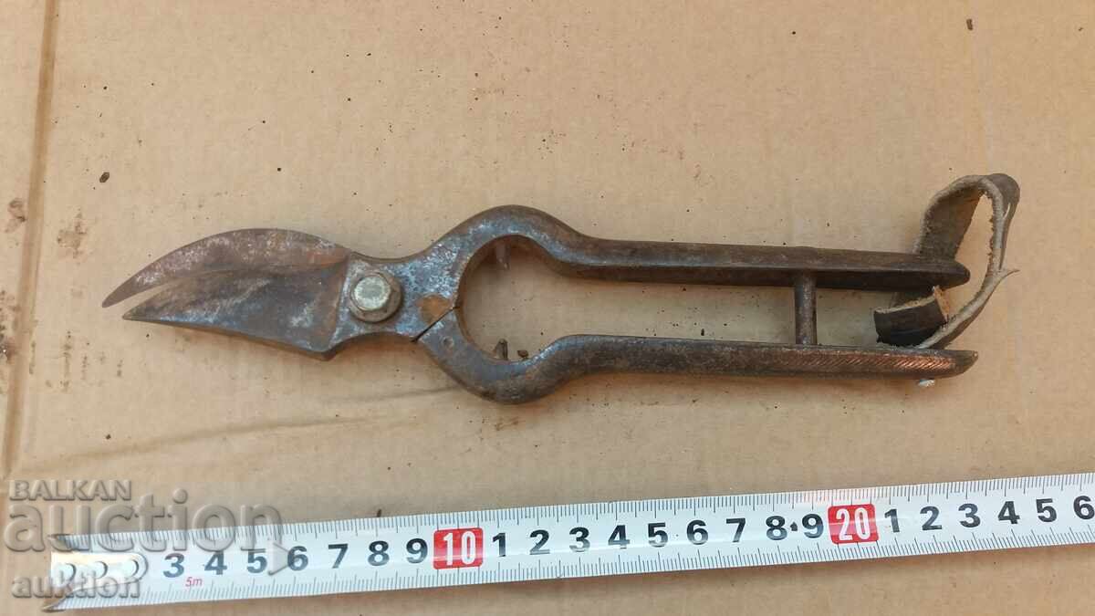 Auction  OLD SOLID VINE SHEARS
