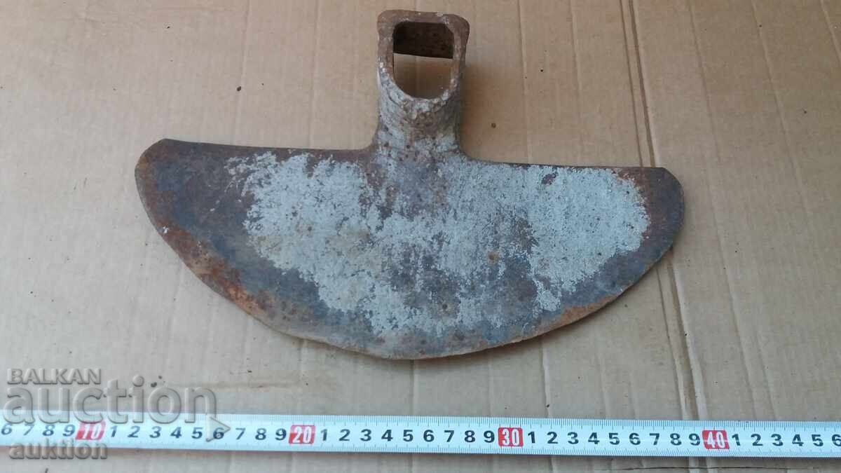 OLD SOLID HOE, SHOVEL - 6