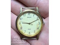 РЯДЪК ПОЗЛАТЕН ЧАСОВНИК SEIKO SPIRIT ФОСФОР КВАРЦ