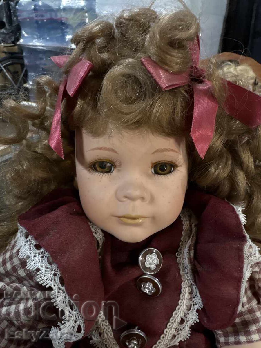 Retro porcelain doll with price € 35.00 | 68.45 BGN Retro porcelain doll with price € 35.00 | 68.45 BGN