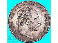 20 кройцера 1868 Австрия Франц Йозеф сребро
