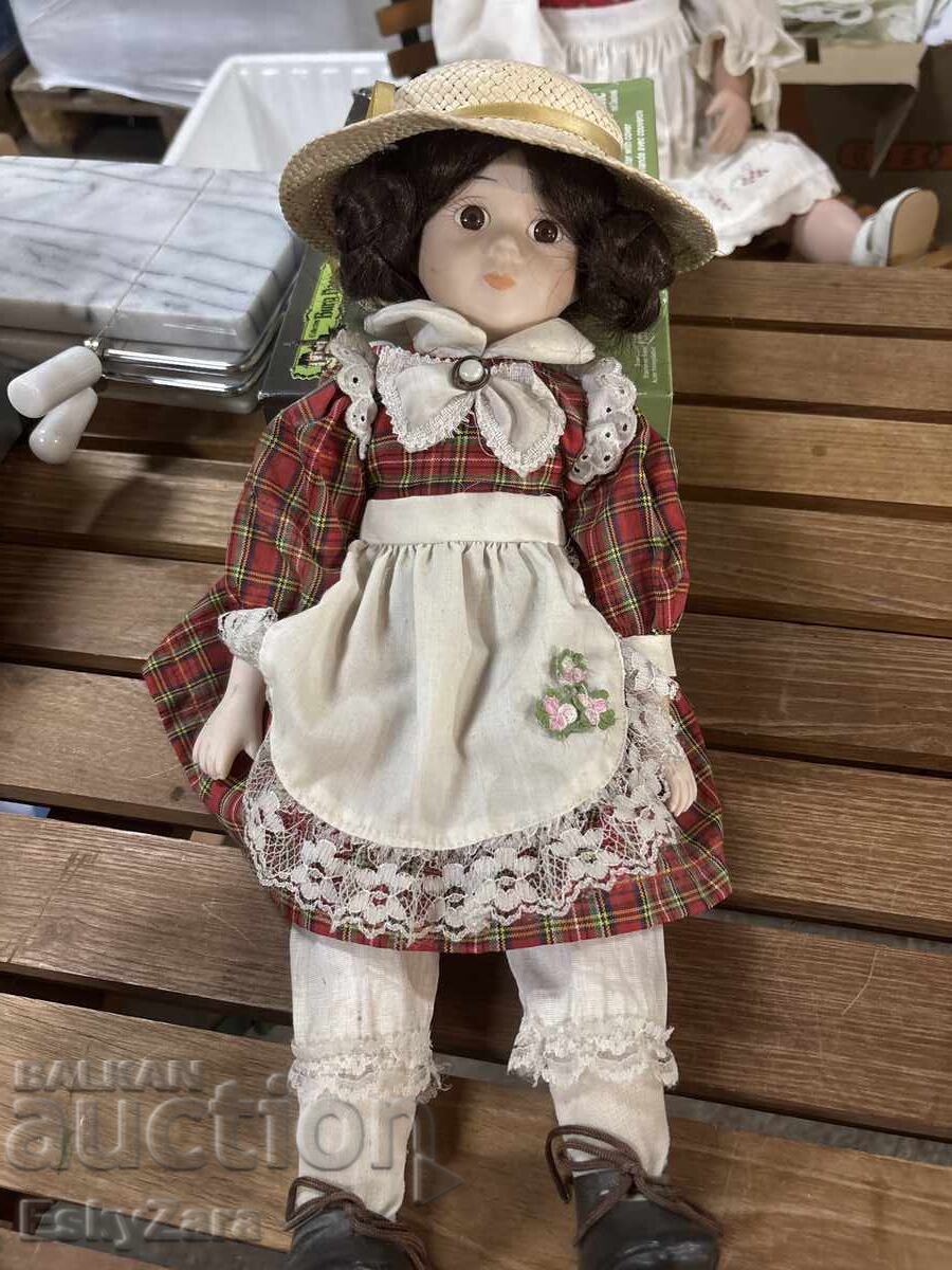 Retro porcelain doll