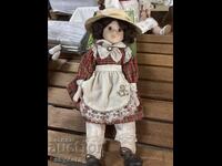 Retro porcelain doll