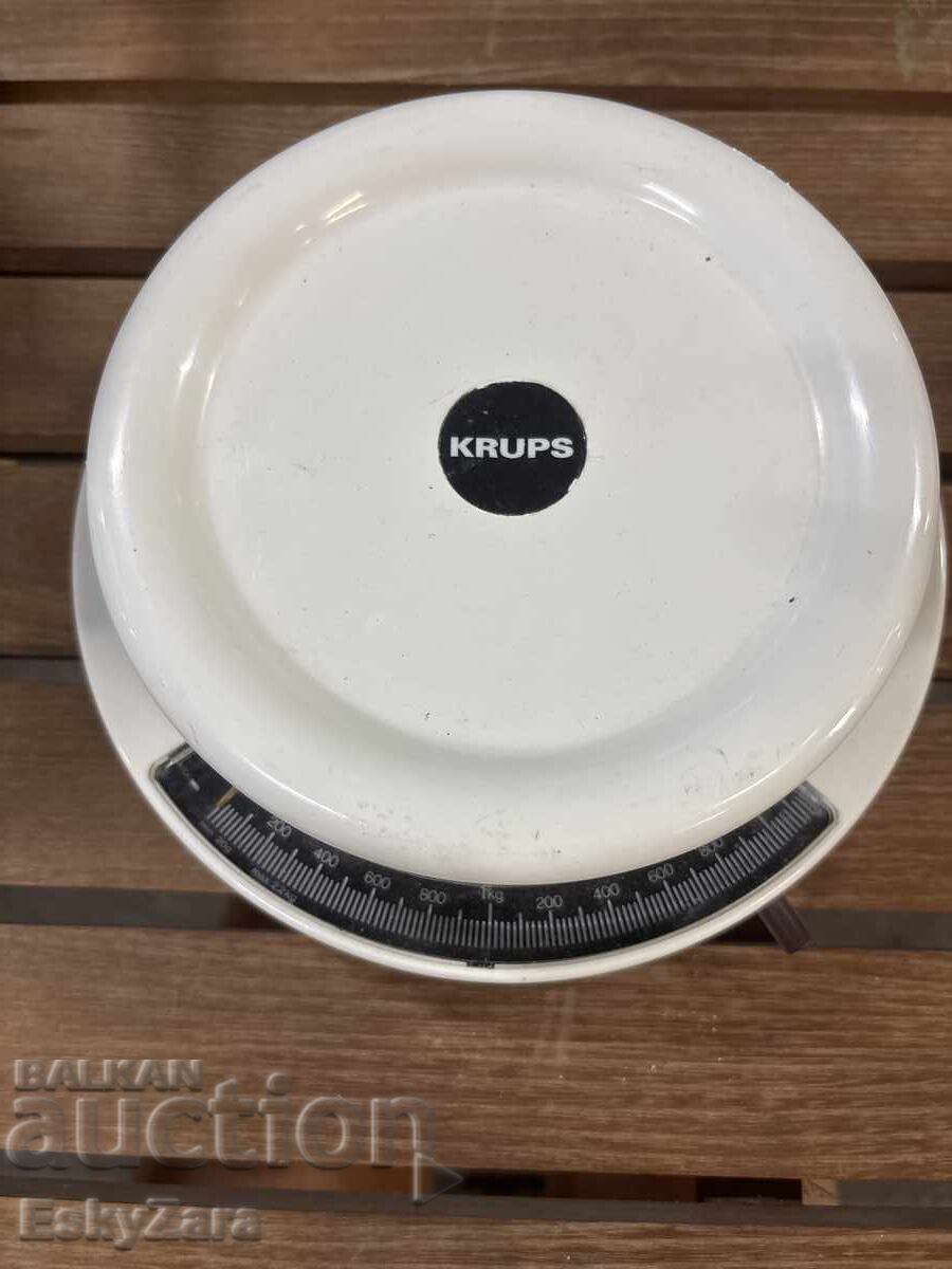 Cântar de bucătărie german din metal Krups