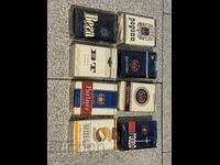8 collectible cigarette packs