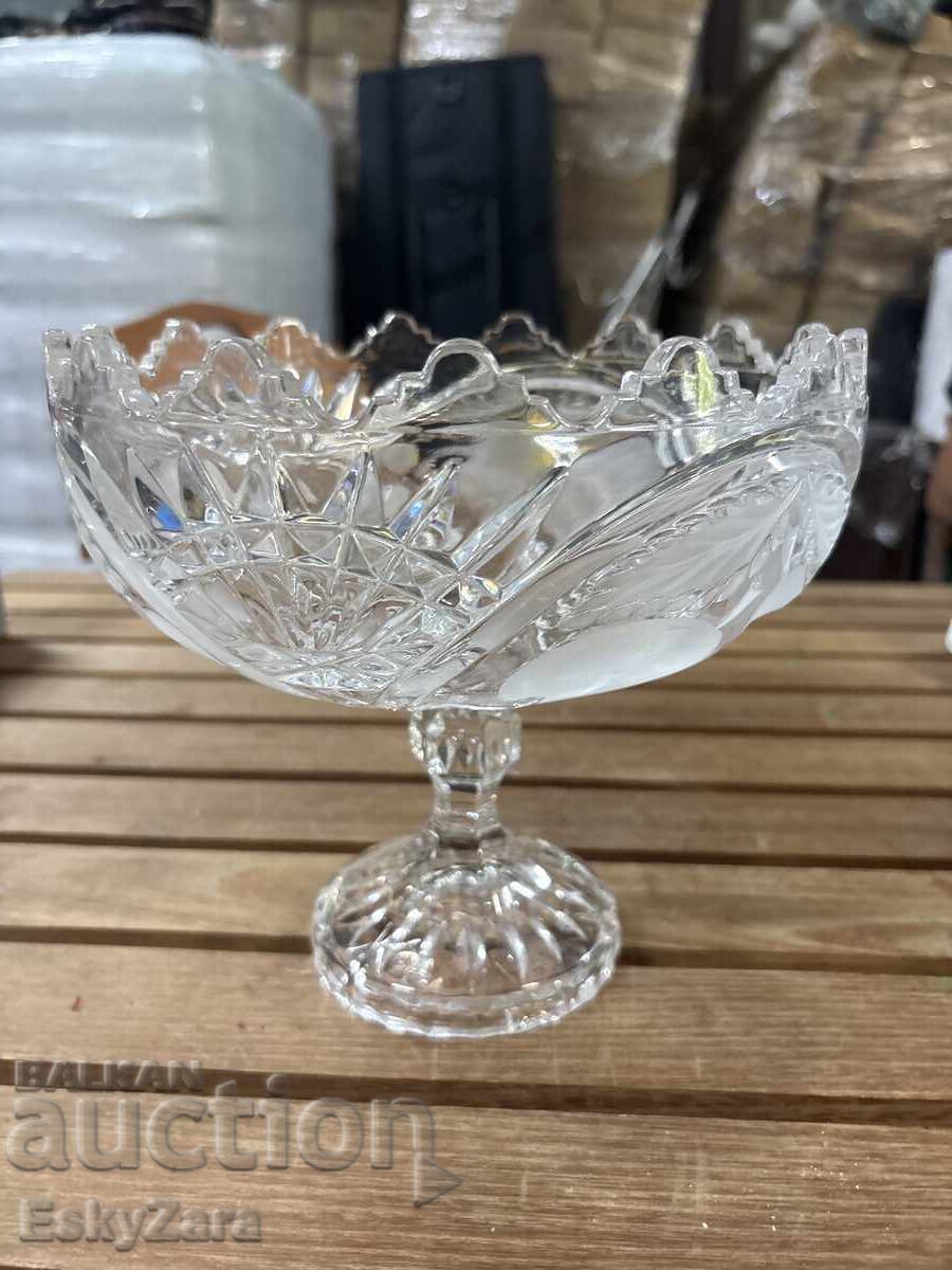 Fructieră din cristal