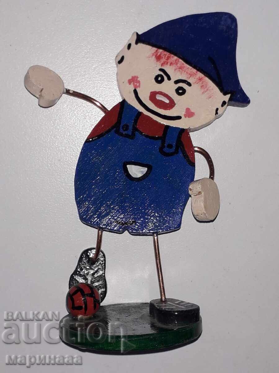 GNOME - FOOTBALLER. WOOD. GERMANY