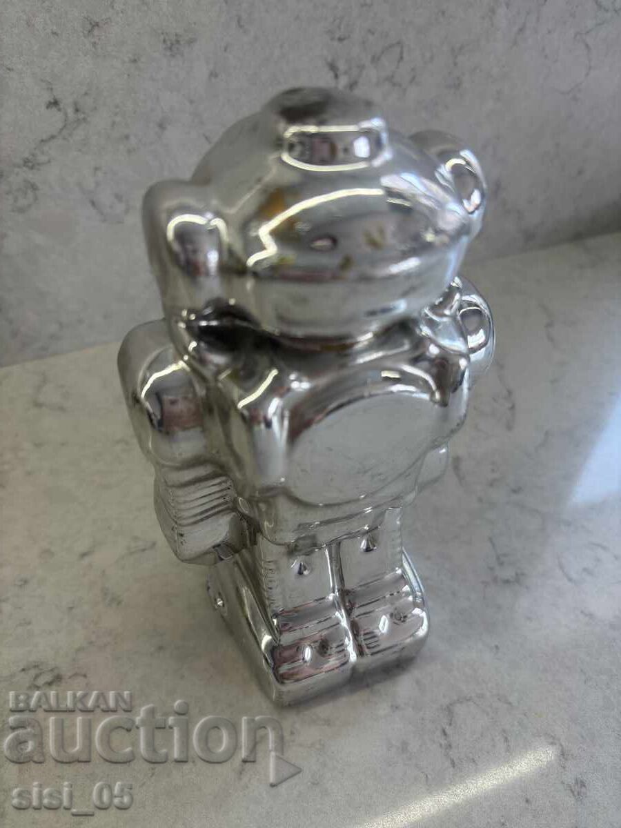 Porcelain robot piggy bank - 5