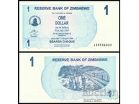 ❤️ ⭐ Zimbabwe 2006 1 dolar UNC nou ⭐ ❤️