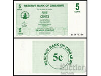 ❤️ ⭐ Zimbabwe 2006 5 cenți UNC nou ⭐ ❤️