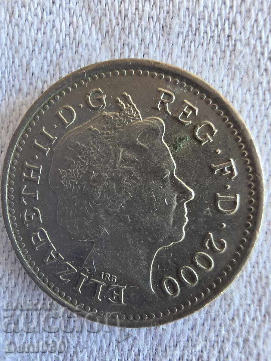 10 пенса, 2000 г