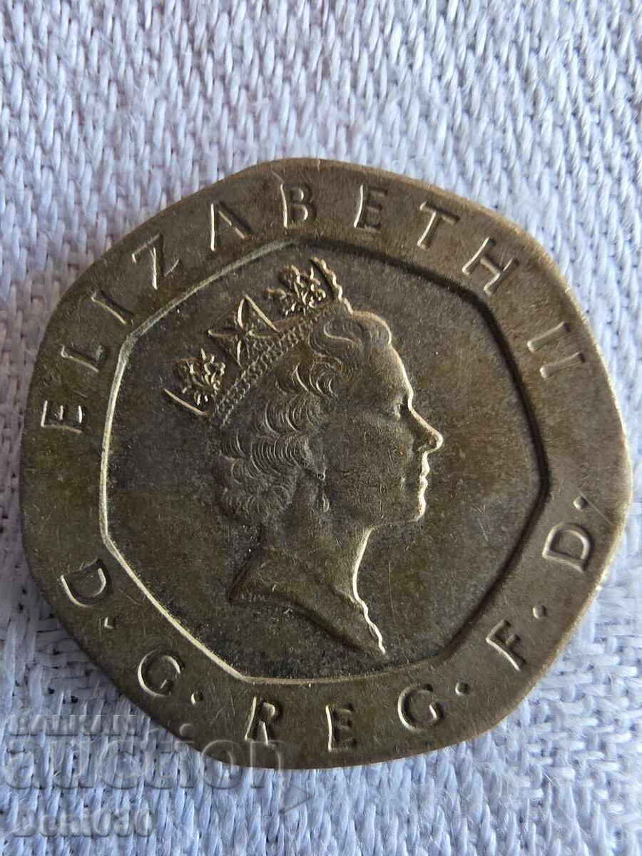 20 pence, 1995