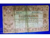 Bancnotă veche rară silverbon din Olanda