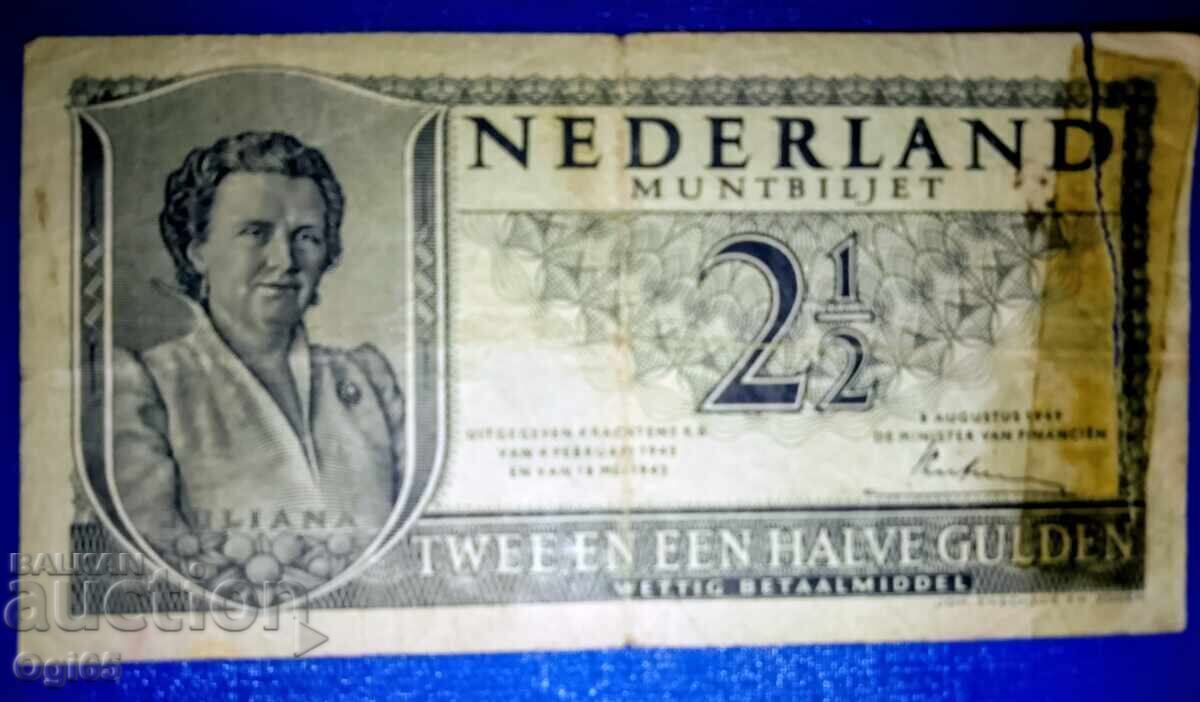 Bancnotă veche și rară din Țările de Jos