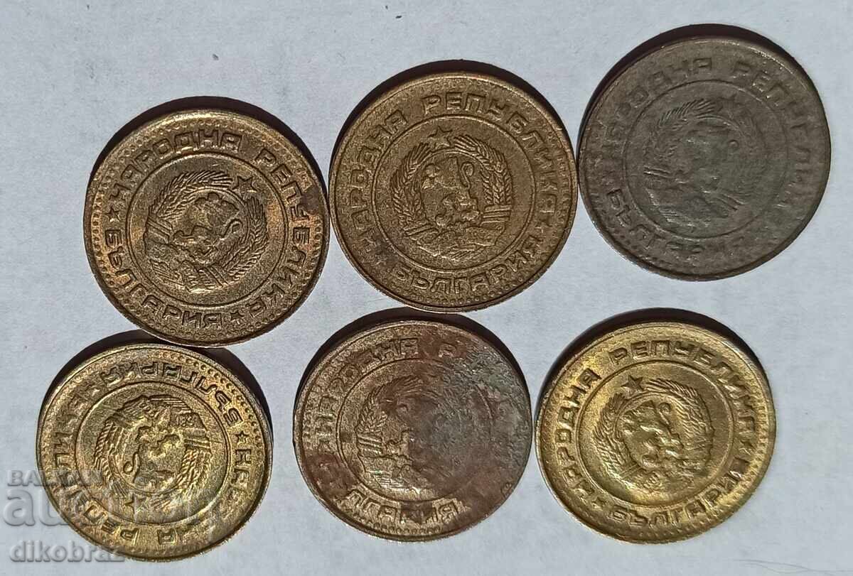 1988 - 1 стотинка България / 6 броя с цена € 0.50 | 0.98 лв.