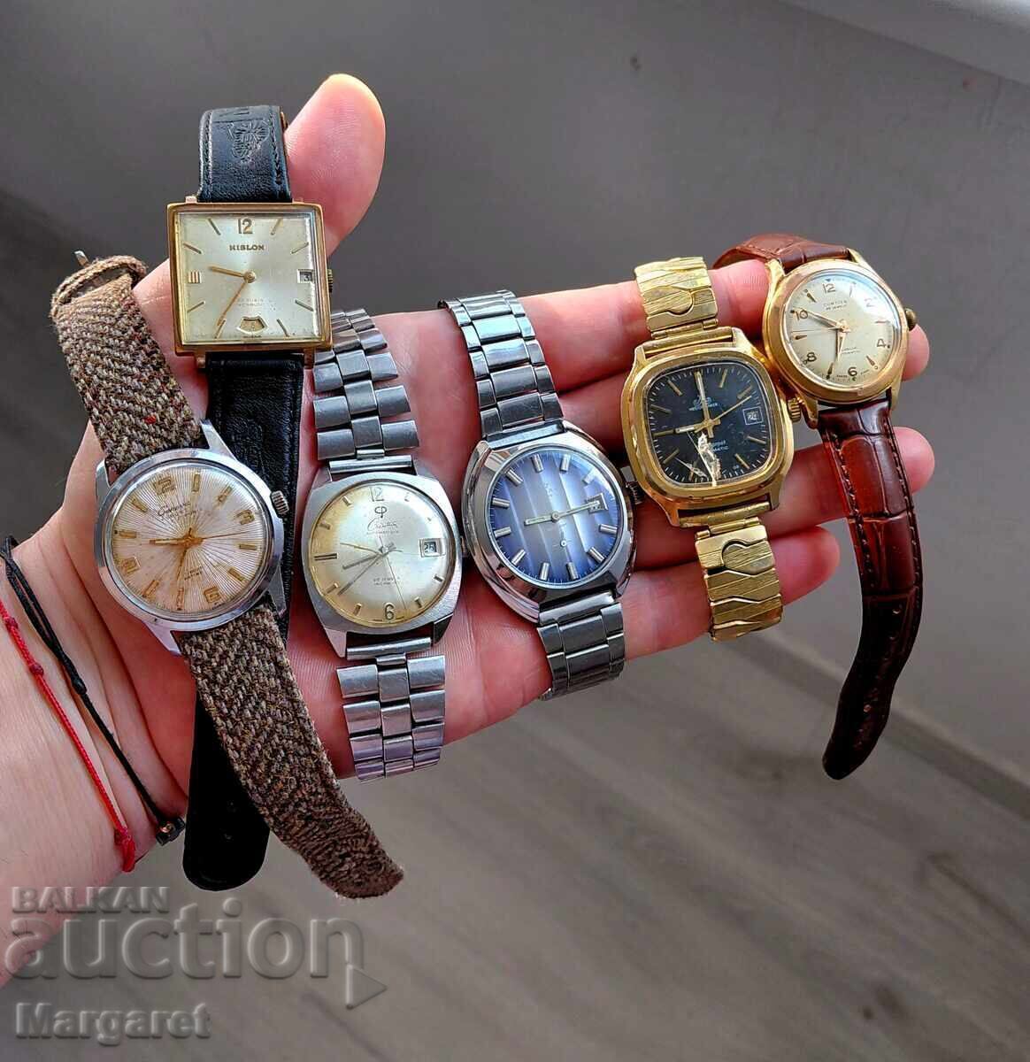 LOT OF 6 WORKING WATCHES with price € 360.00 | 704.10 BGN