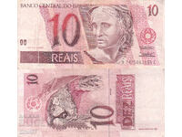tino37 - BRAZILIA - 10 REAIS - 1997 - F+