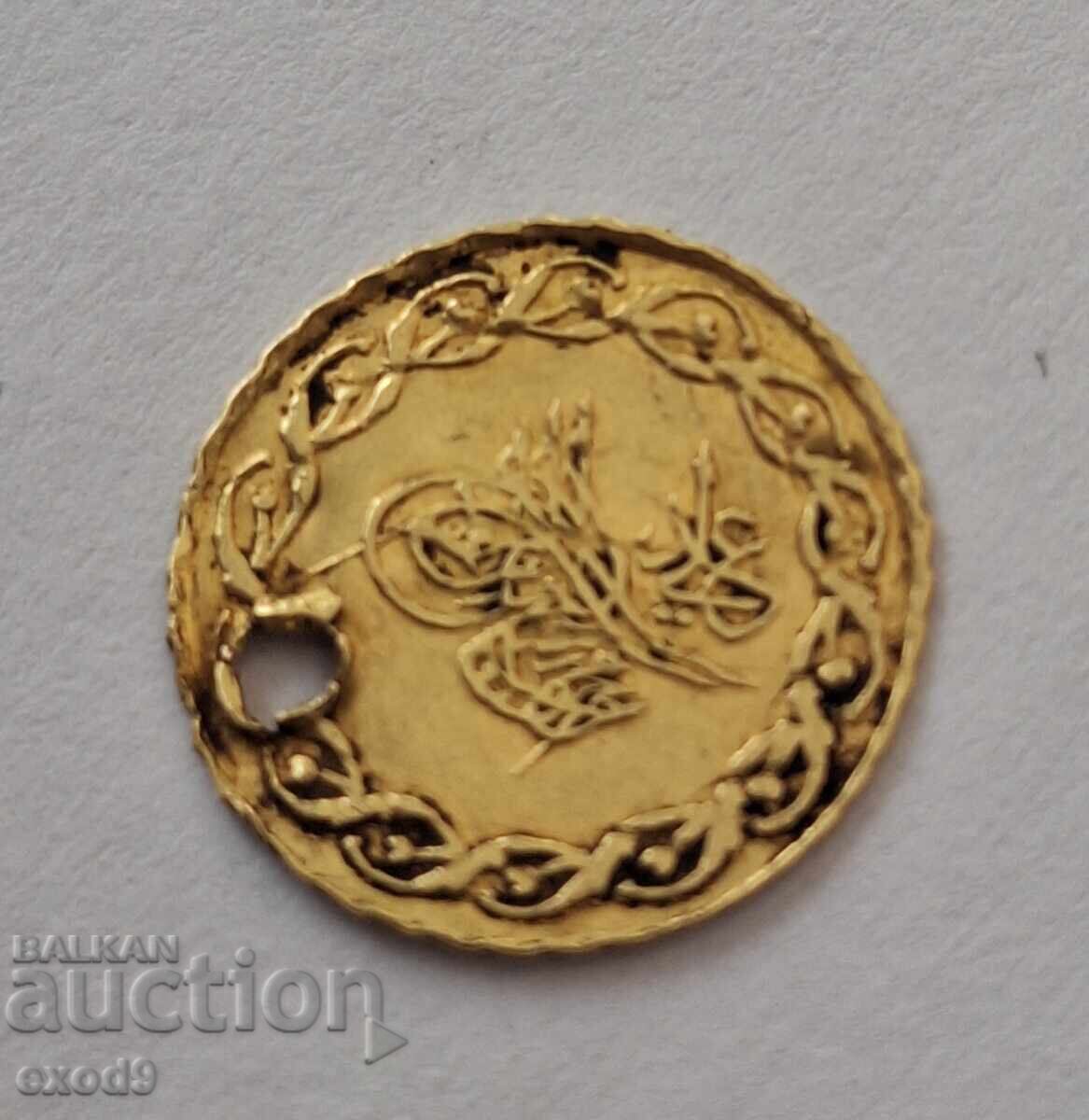 Gold coin 1/4 Jedid Mahmudiye 1223 / 3