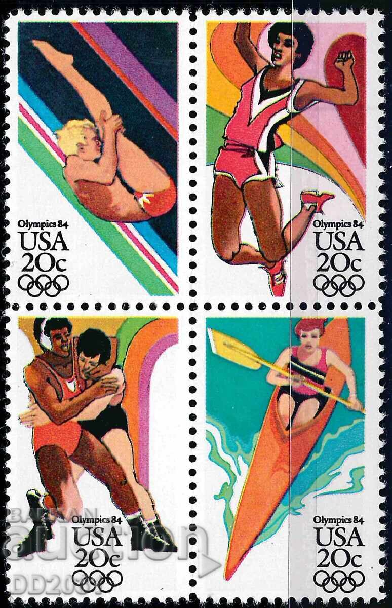 ΗΠΑ 1984 - Ολυμπιακοί Αγώνες MNH ΗΠΑ 1984 - Ολυμπιακοί Αγώνες MNH