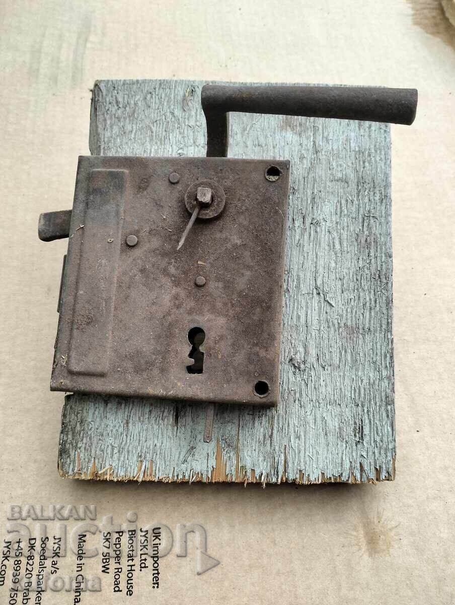 Old lock with handles