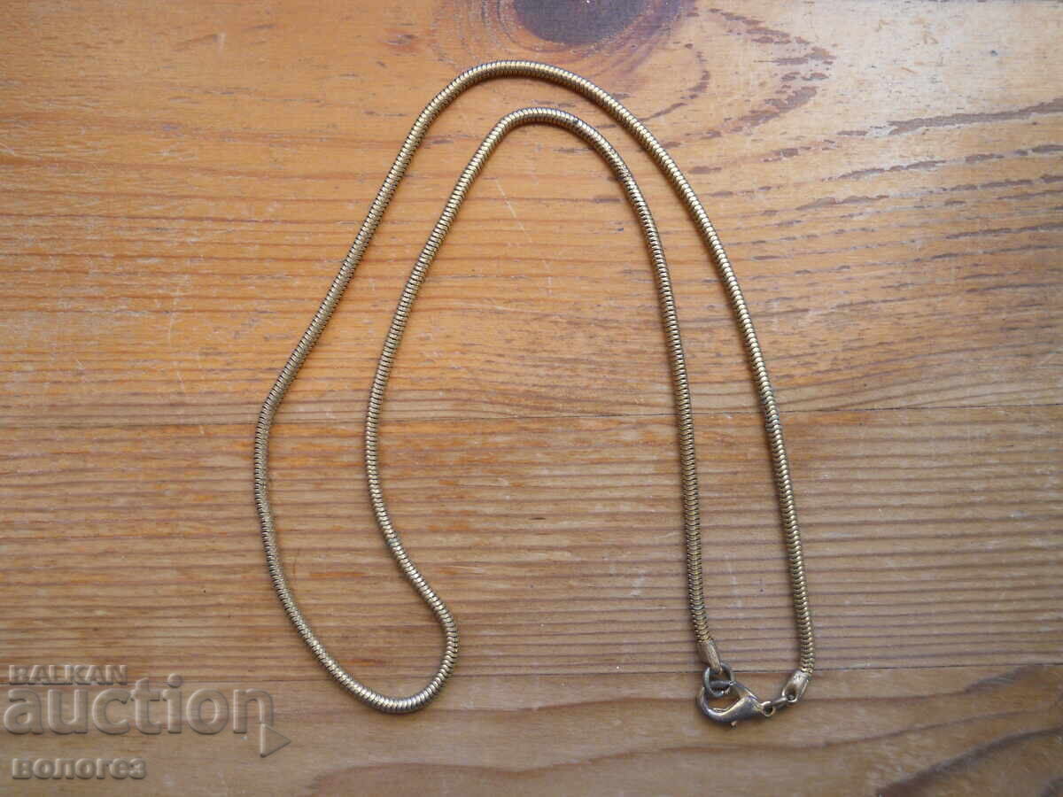 Gold-plated chain for pocket watch