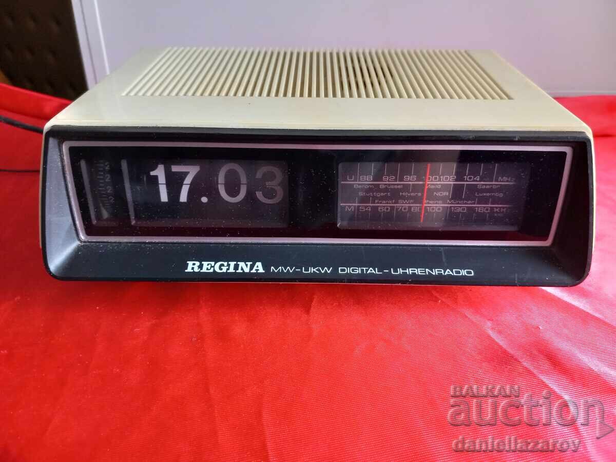 REGINA ,Стар ФЛИП Радио-Часовник 1970-те