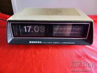 REGINA, Star FLIP Radio-Clock 1970s