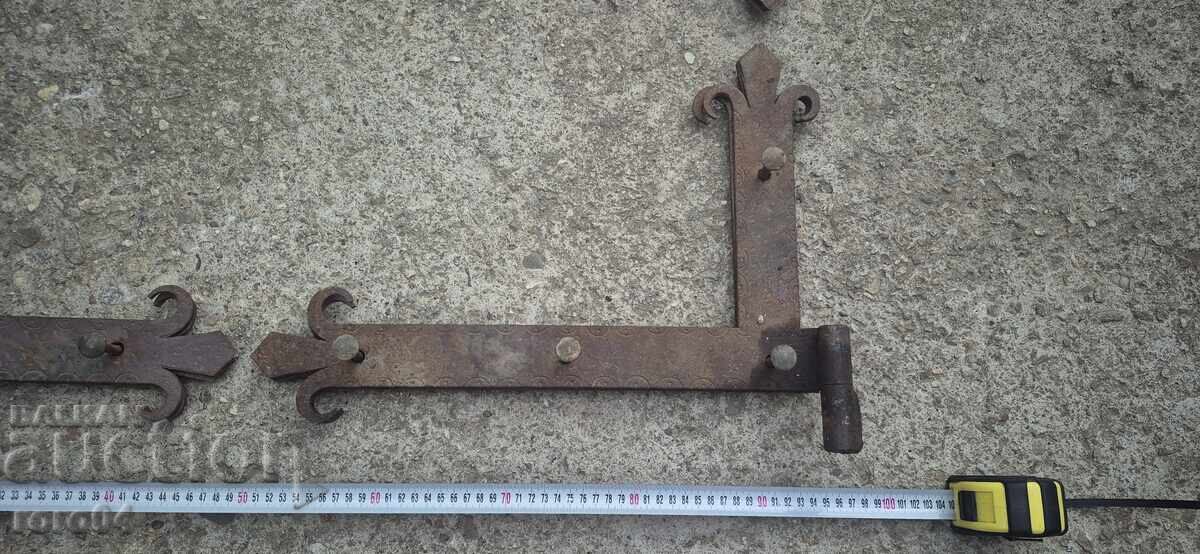 Auction  HINGES - HUGE - FORGED - DOUBLE